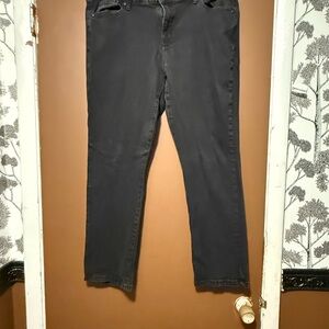 Sonoma Charcoal Straight-Leg Jeans